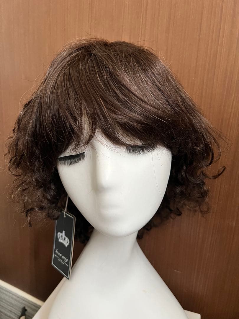 人毛100% ☆かわいい ☆ボブ かつら・ウィッグZ87