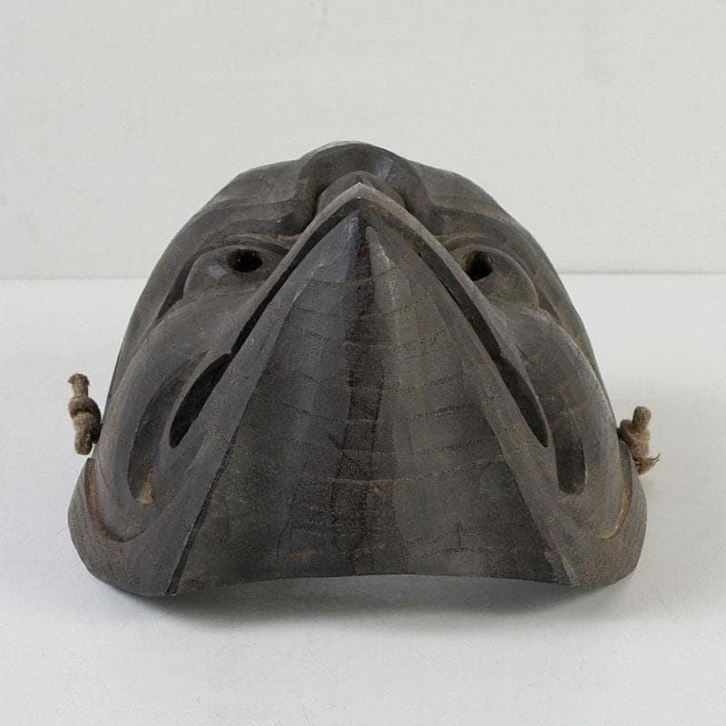 時代木彫面 能面 烏天狗 獣面 神楽面 M 9597