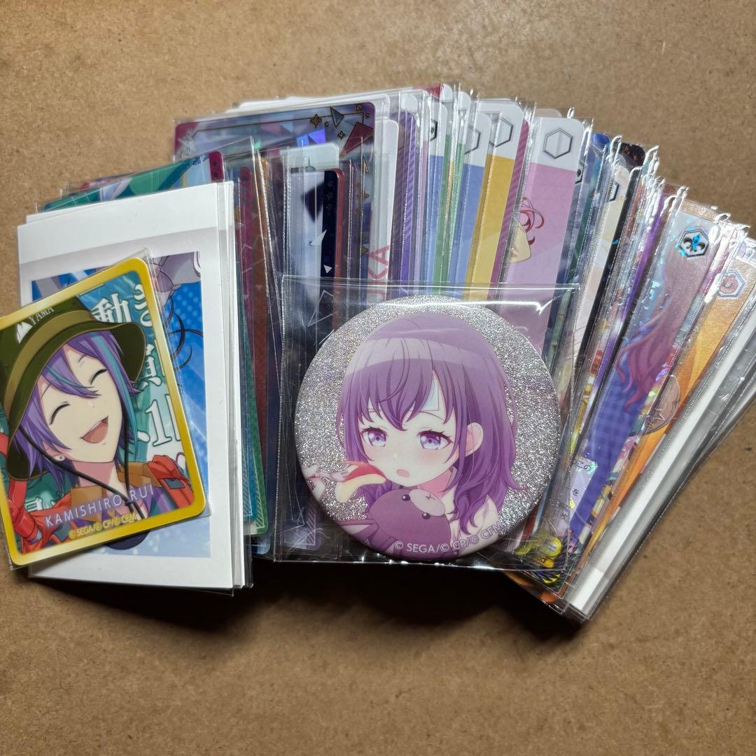 プロセカ 朝比奈まふゆ グリッター缶バッジ ミラージュ