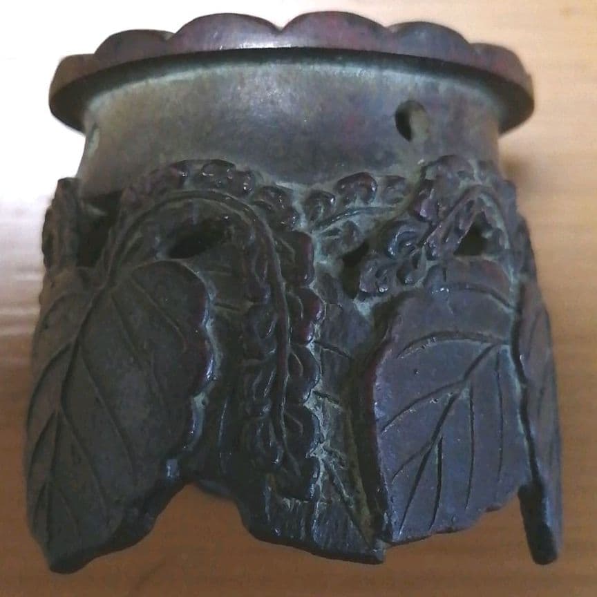 墨台蓋置(足が付いた形の蓋置) 茶道具 書道具