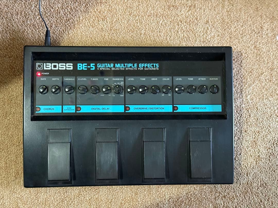 BOSS BE-5(マルチエフェクター) + エフェクターケース