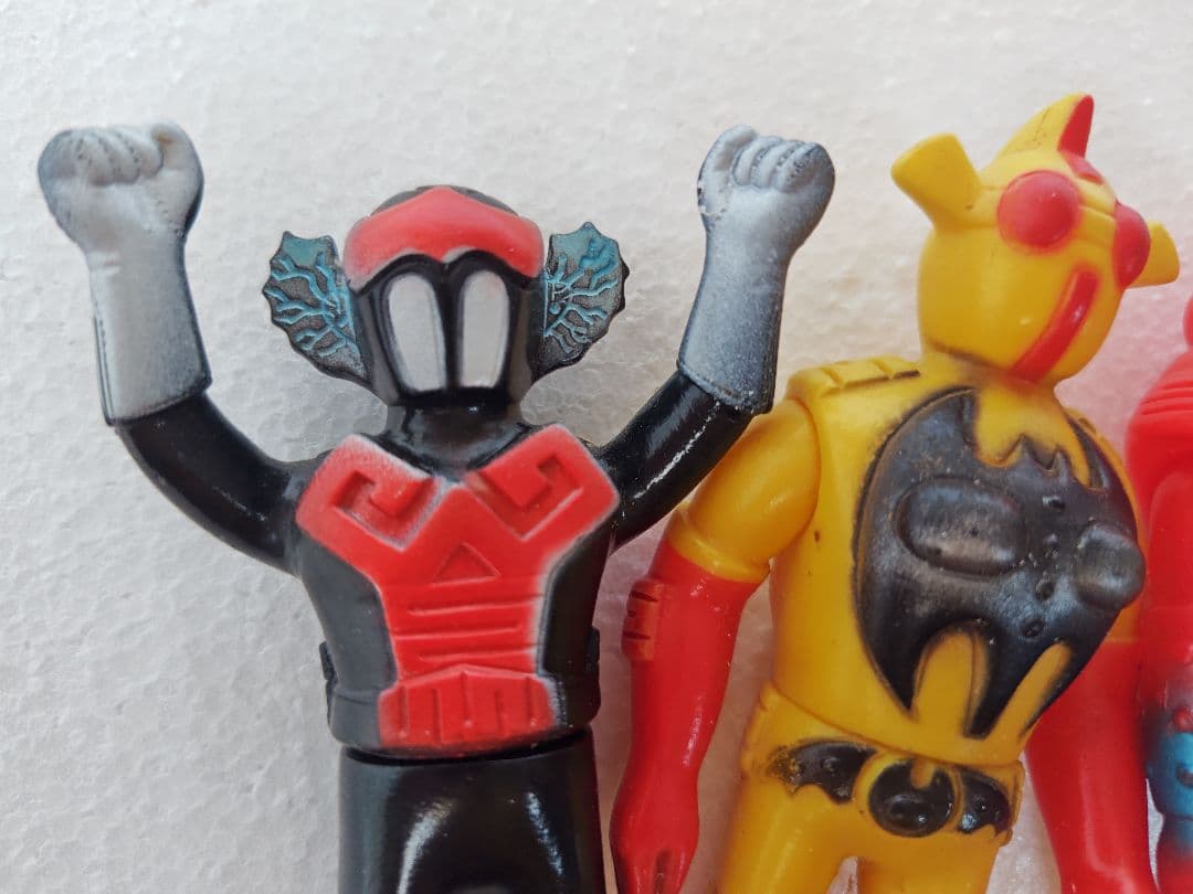 タカトク　アクマイザー3　ザビタン　イービル　ガブラ　ソフビ3体セット