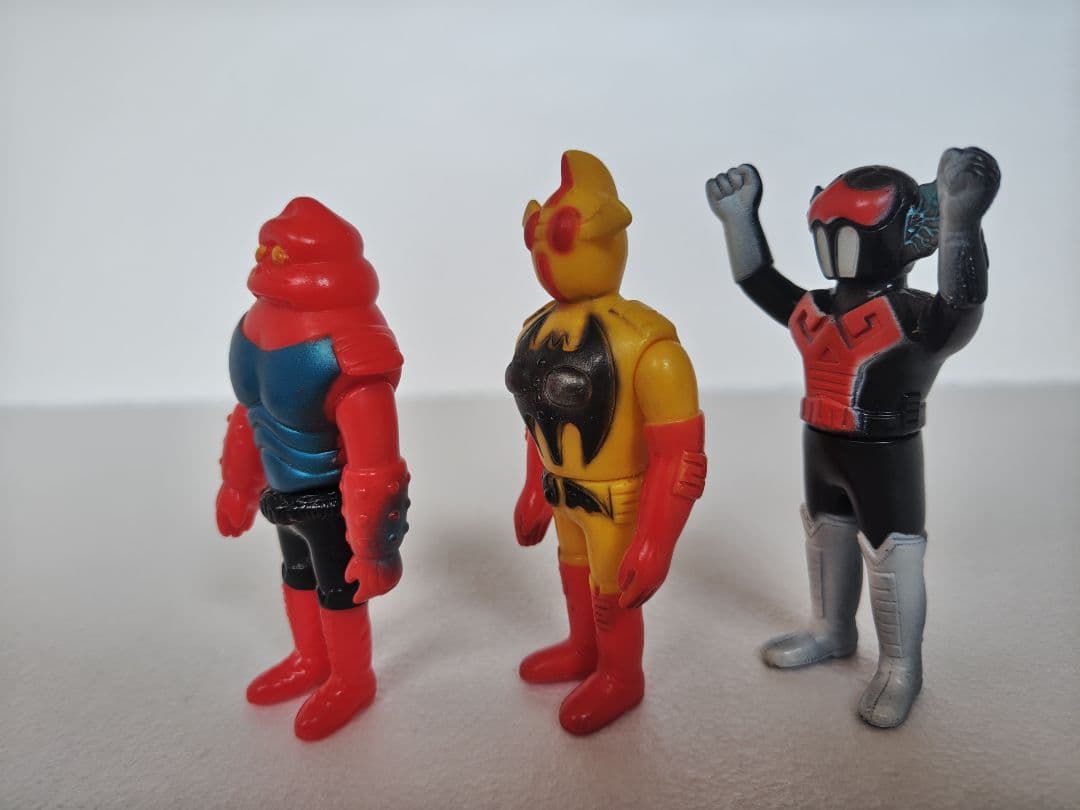 タカトク　アクマイザー3　ザビタン　イービル　ガブラ　ソフビ3体セット