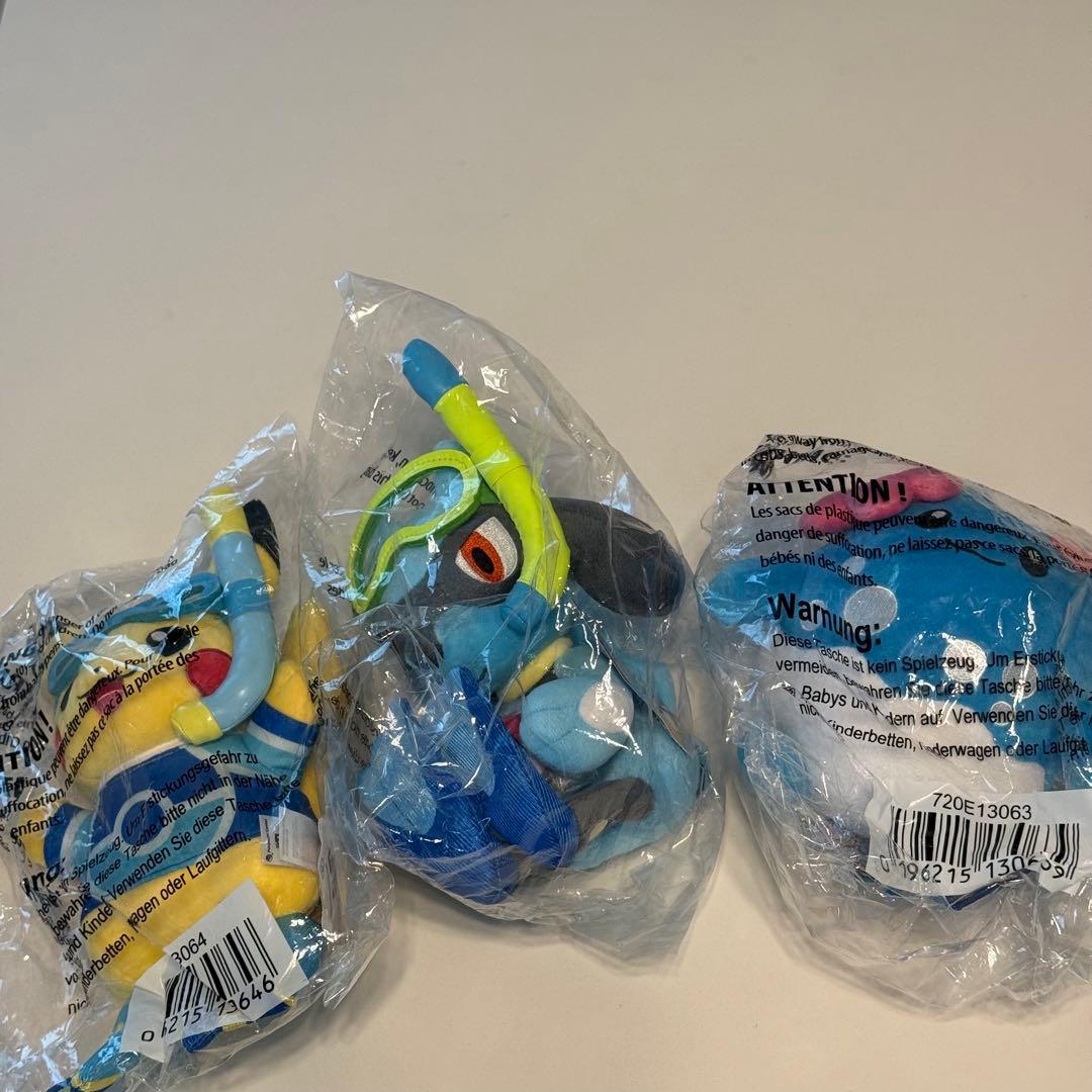 ポケモンWCS2024 ホノルル　ピカチュウ リオル　マリルリ　ぬいぐるみ ポケモンWCS2024 ホノルル ピカチュウ リオル マリルリ ぬいぐるみ