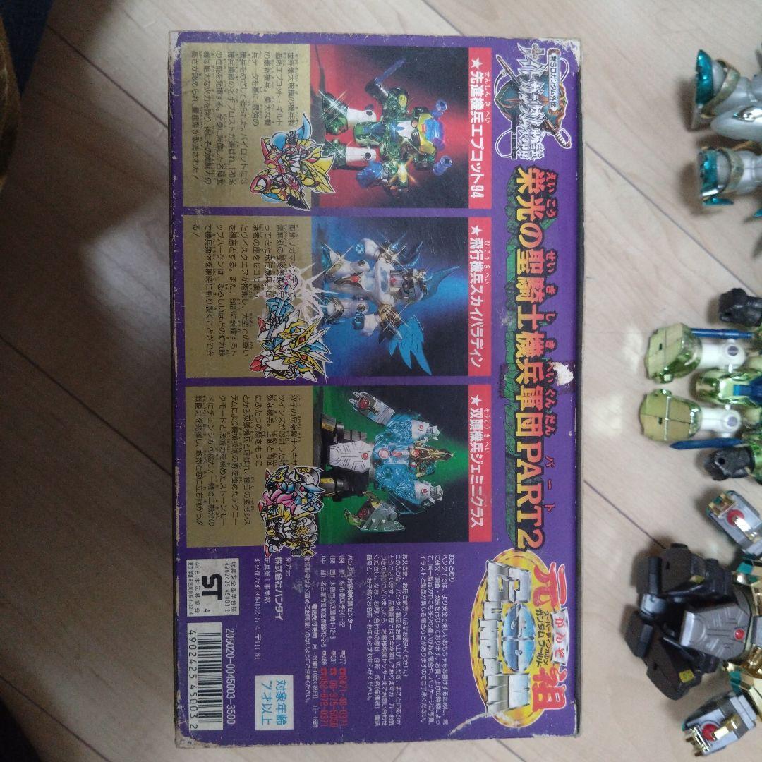 元祖SDガンダム　プラモデル　栄光の聖騎士騎兵軍団PART2 組立済み