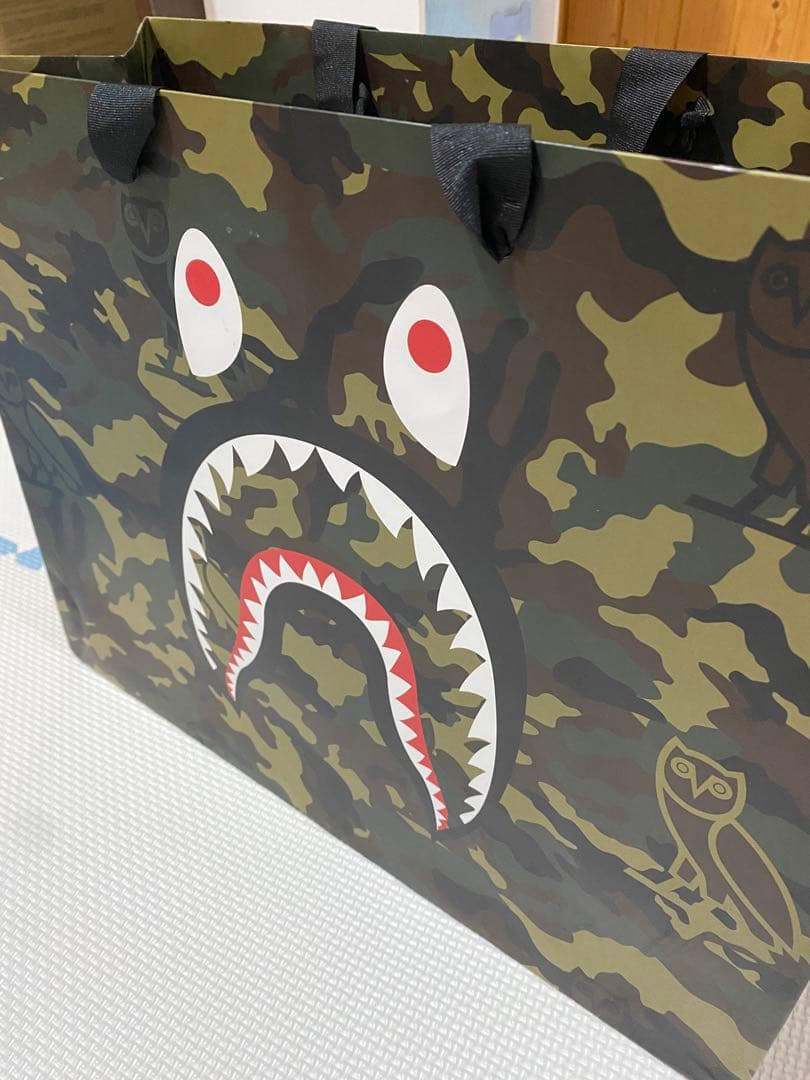 A Bathing ape 迷彩 シャークパーカー Big foodie