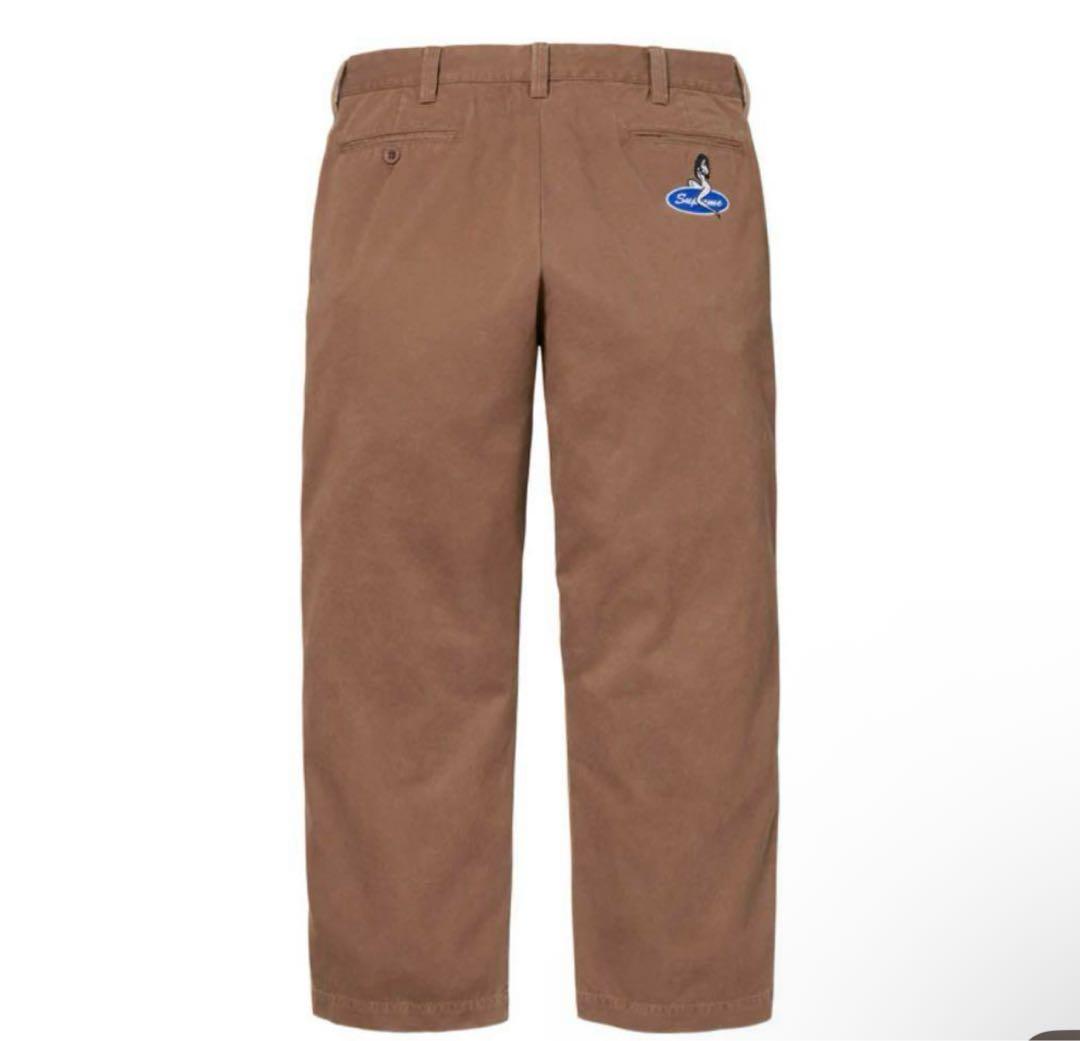 パンツ Supreme Chino Pant \"Brown\"