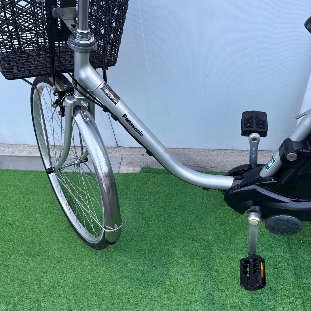 Panasonicパナソニック電動アシスト自転車26インチ8.9Ahシルバー
