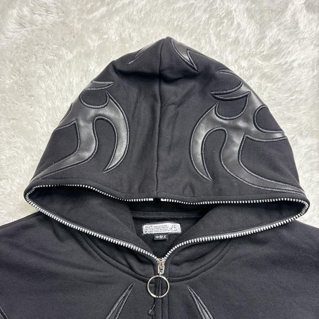 新品タグ付き✨GALFY✨ガルフィー 部族系ダブダブパーカー中型犬 Ｌサイズ