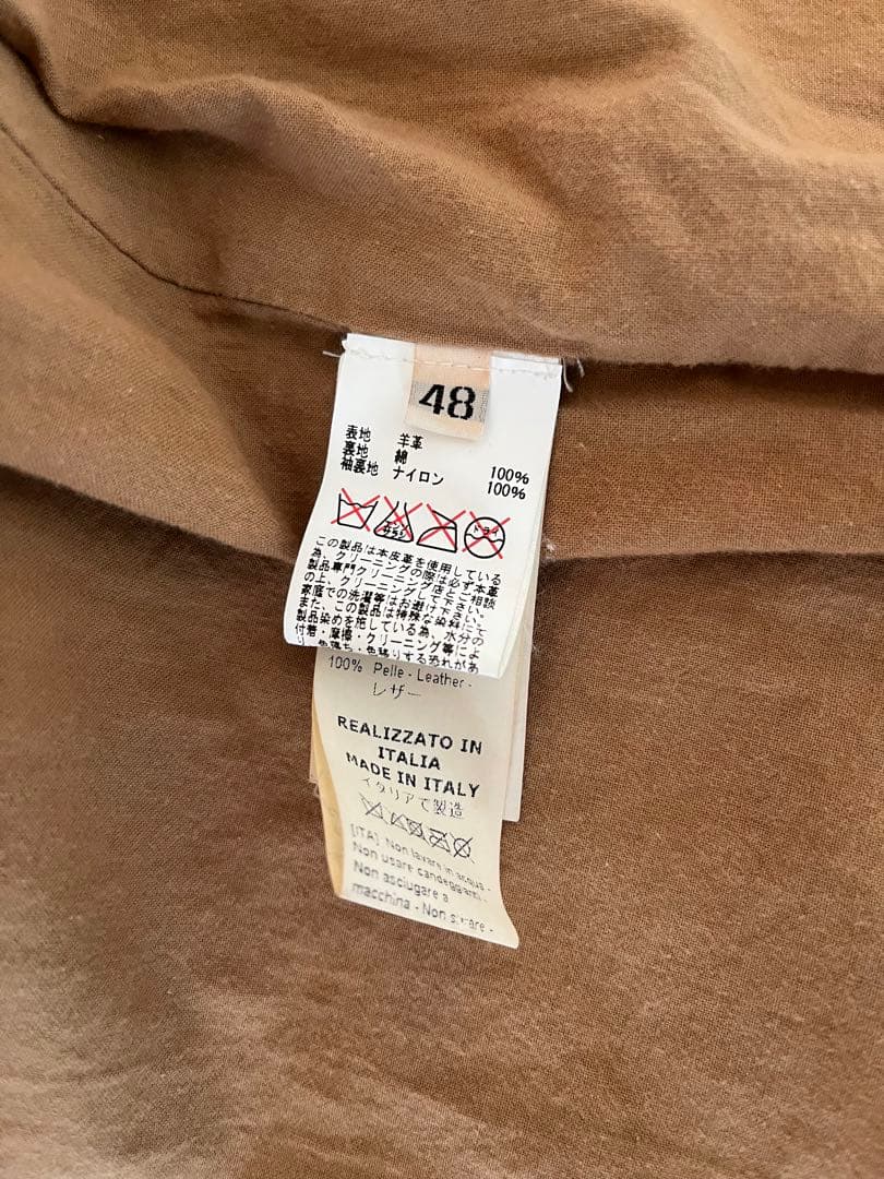GIORGIO BRATO ジョルジオ ブラット レザージャケット 48 本物