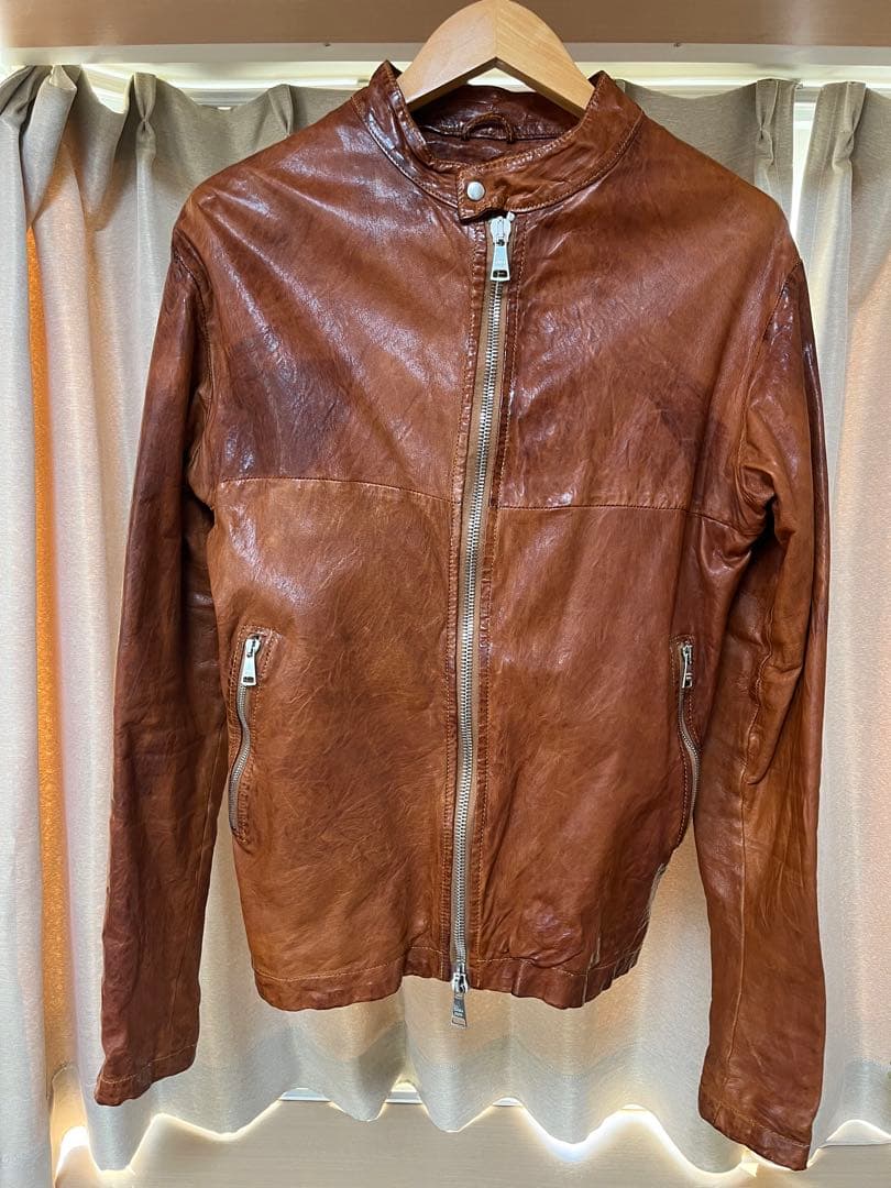 GIORGIO BRATO ジョルジオ ブラット レザージャケット 48 本物