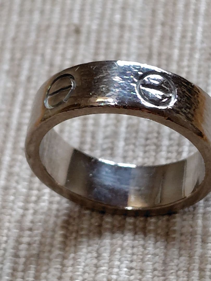 カルティエ　ラブリング　51 18金　WG　説明必読願います