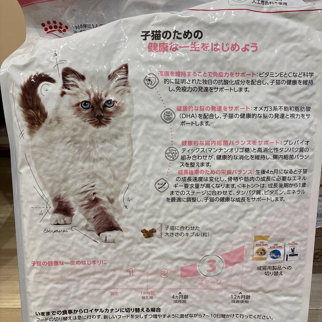 ROYAL CANIN 子猫用成長後期ドライフード 10kg - メルカリ