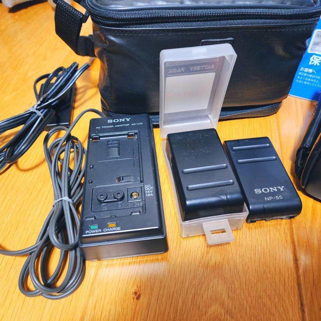 【動作確認済】希少 高画質 SONY Hi8 CCD-TR705 説明書 箱 他