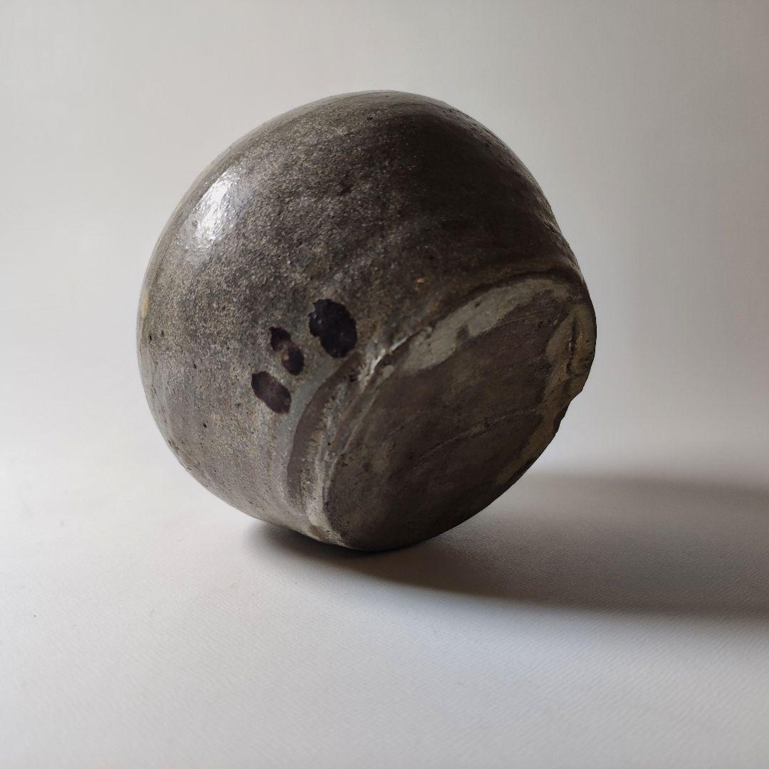 古丹波　白釉流しうるか壺