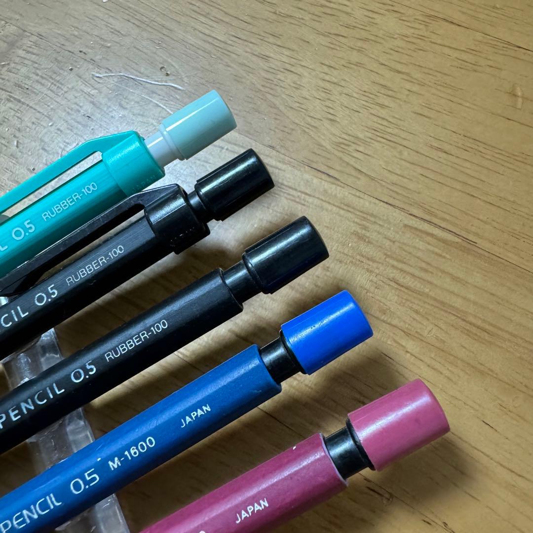 廃盤 ゼブラ ノックペンシル ラバー 100 シャーペン 5本セット - メルカリ