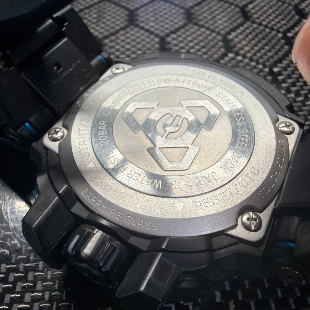 GW-A1100FC CASIO G-SHOCK ブラック/ブルー