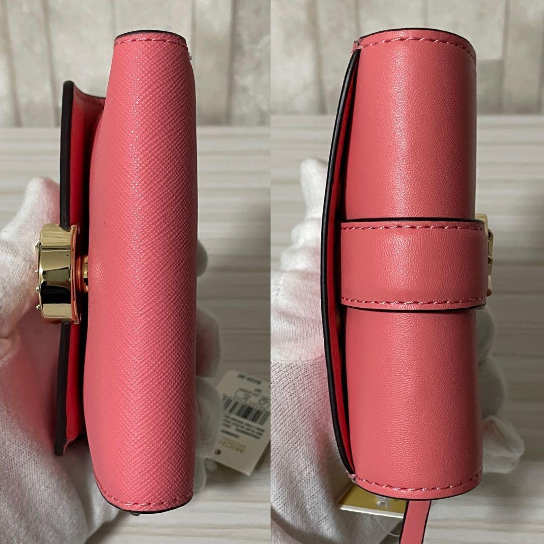 早い者勝ち！訳あり新品 MICHEAL KORS 三つ折り財布 ピンク