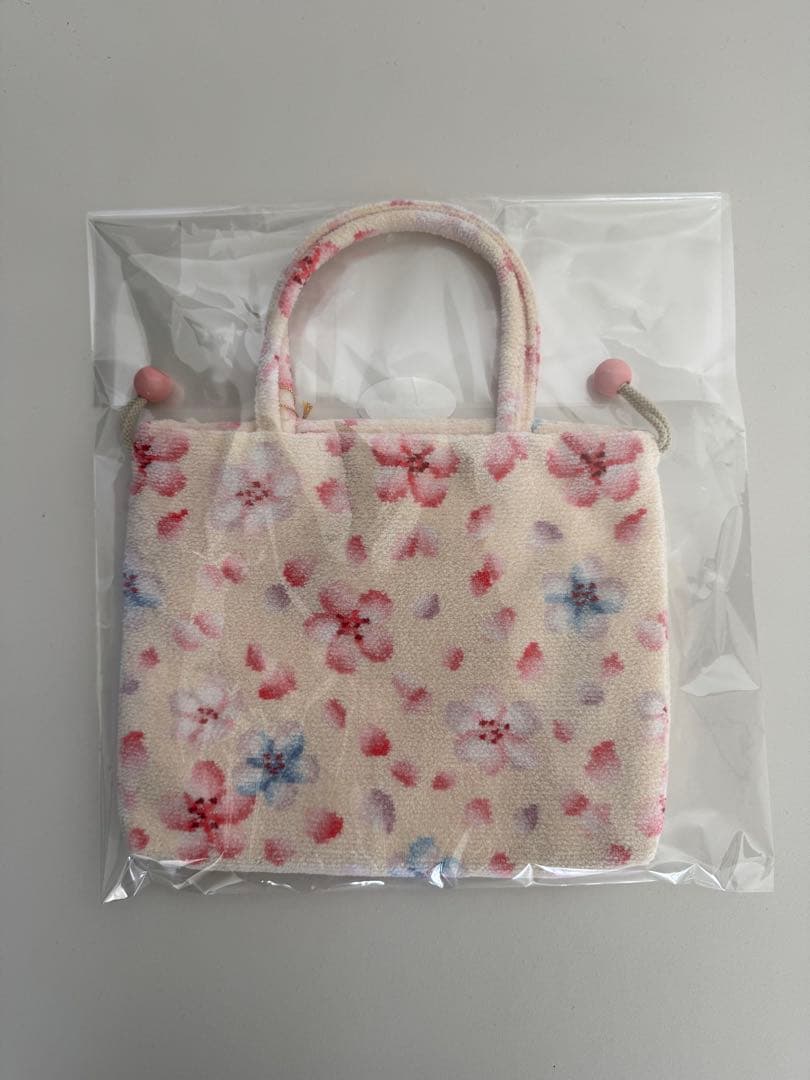 【新品未使用】FELLER 花柄 サクラブルーム　ハンドバック