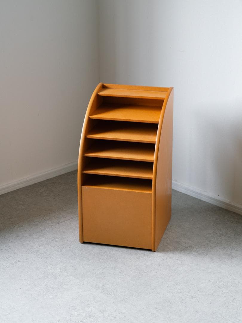 vintage キャスター マガジンラック 収納ワゴン サイドテーブル モダン