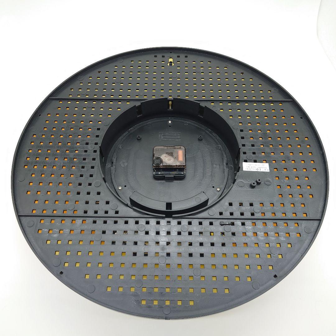 【未使用品】 ナインボール型　ネオンライト クロック　掛け時計