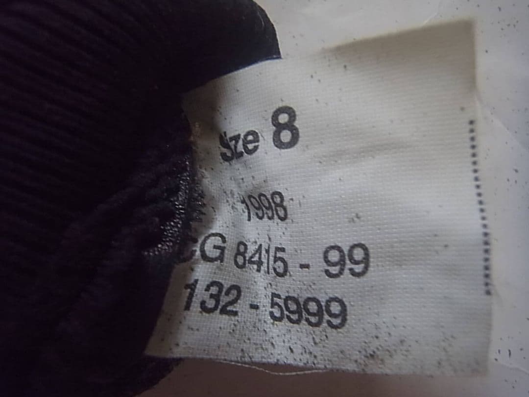 希少 イギリス軍 ブラックレザーコンバットグローブ タグ付きサイズ8 SAS