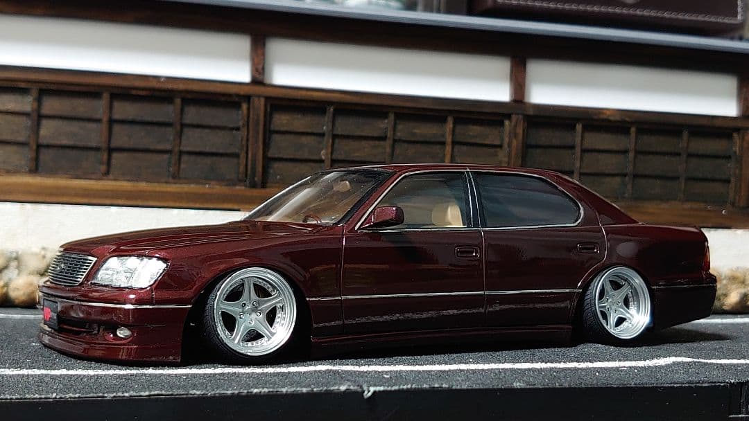 1/24 アオシマ オートクチュール 20セルシオ 完成品