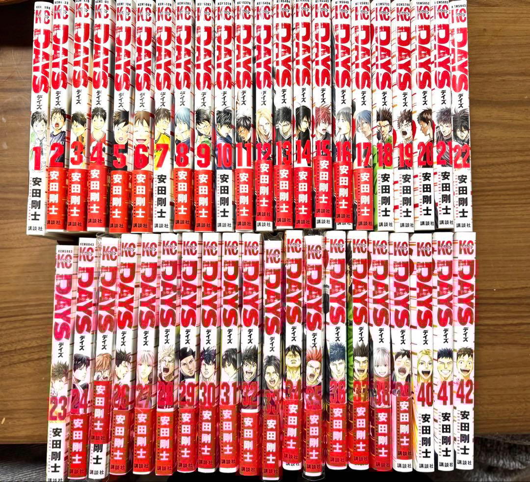 ＤＡＹＳ 全巻セット 1~42巻 週マガＫＣ 安田剛士 講談社 少年コミック 楽天市場】【最大3％OFF】 【中古】 送料無料 DAYS 1-42巻 安田剛士