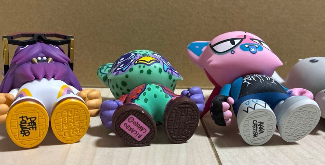 スーパープラスチック　ジャンキーシリーズ3　グギモン　フィギュア　5体セット