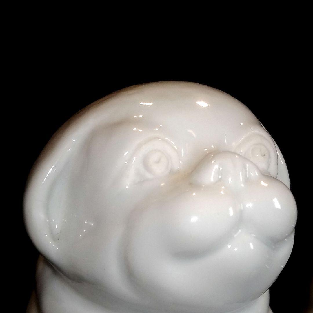 海を渡り、英国で百年以上座り続けた仔犬A正面！明治～大正期