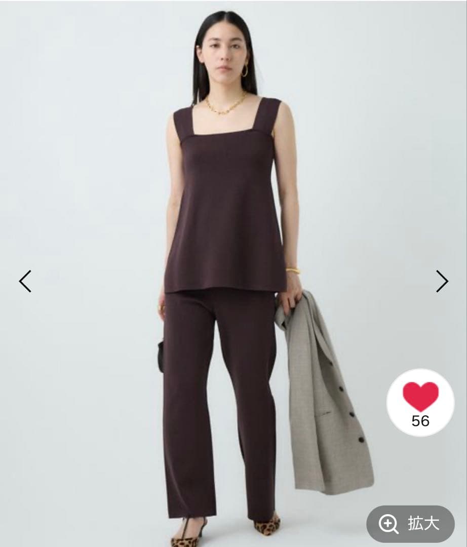 Chaos シルクコンフレアタンク