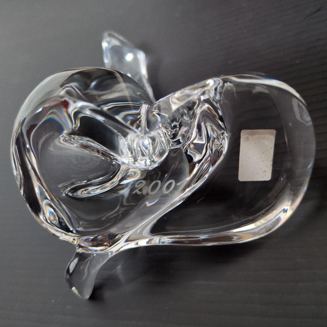 美品・箱付き】バカラ／干支 巳 蛇 スネイク フィギュリン 置物