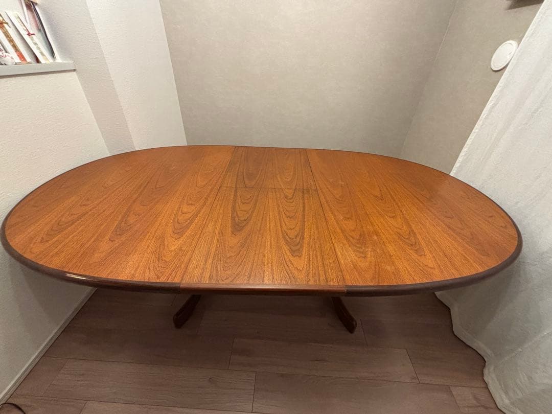 ※3/15で販売終了　 (訳あり)イギリス製　ダイニングデーブル　伸長式