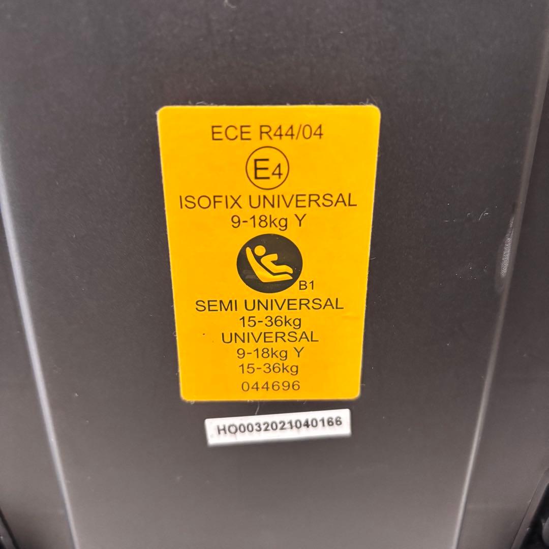 クリーニング済　☆美品☆　モンレーヴ　プロシャン　ISOFIX＆シートベルト固定
