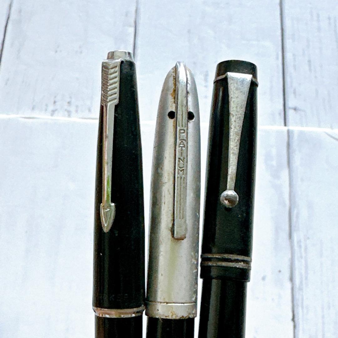 RK14 PARKER PLATINUM等 当時物 希少ペン 大量まとめセット