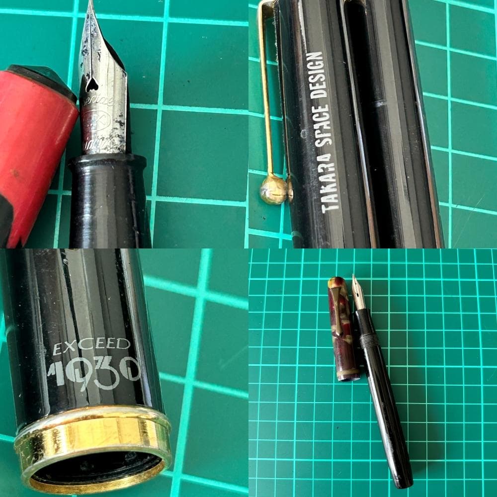 RK14 PARKER PLATINUM等 当時物 希少ペン 大量まとめセット