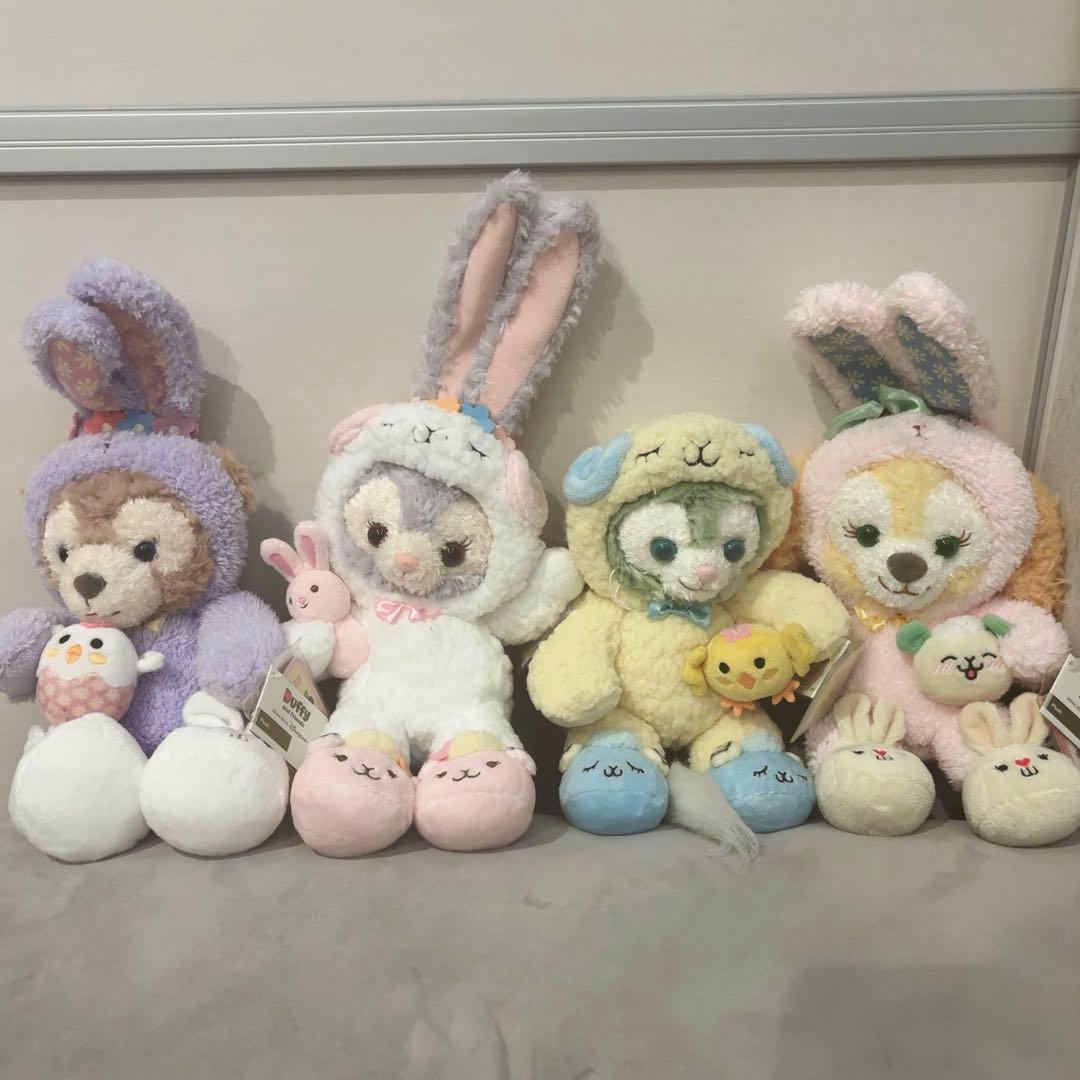 香港ディズニー ダッフィーフレンズ イースター SS ぬいぐるみ 2019