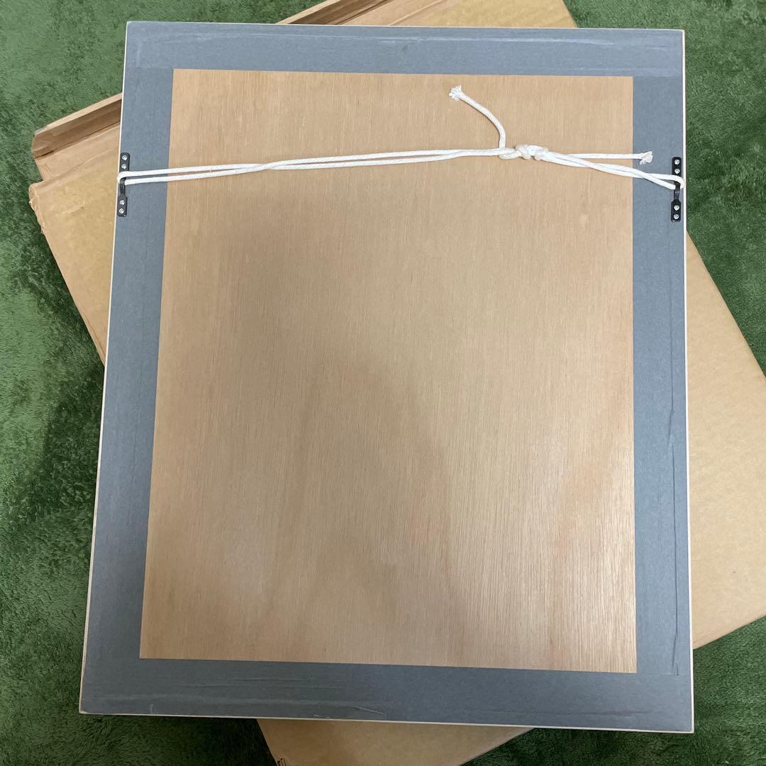 水墨画 人物の動き 木製フレーム付き