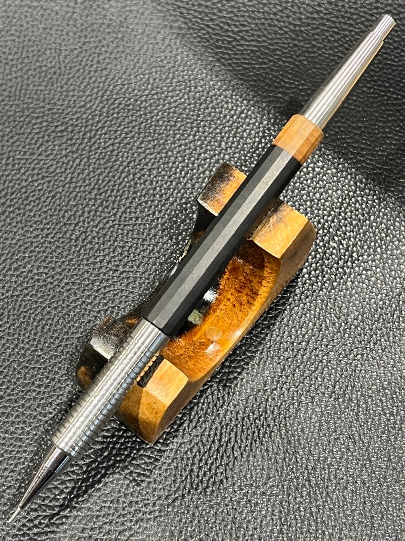 いぇい　pg5+アフリカンブラックウッド12角軸+オプションフルステンレス