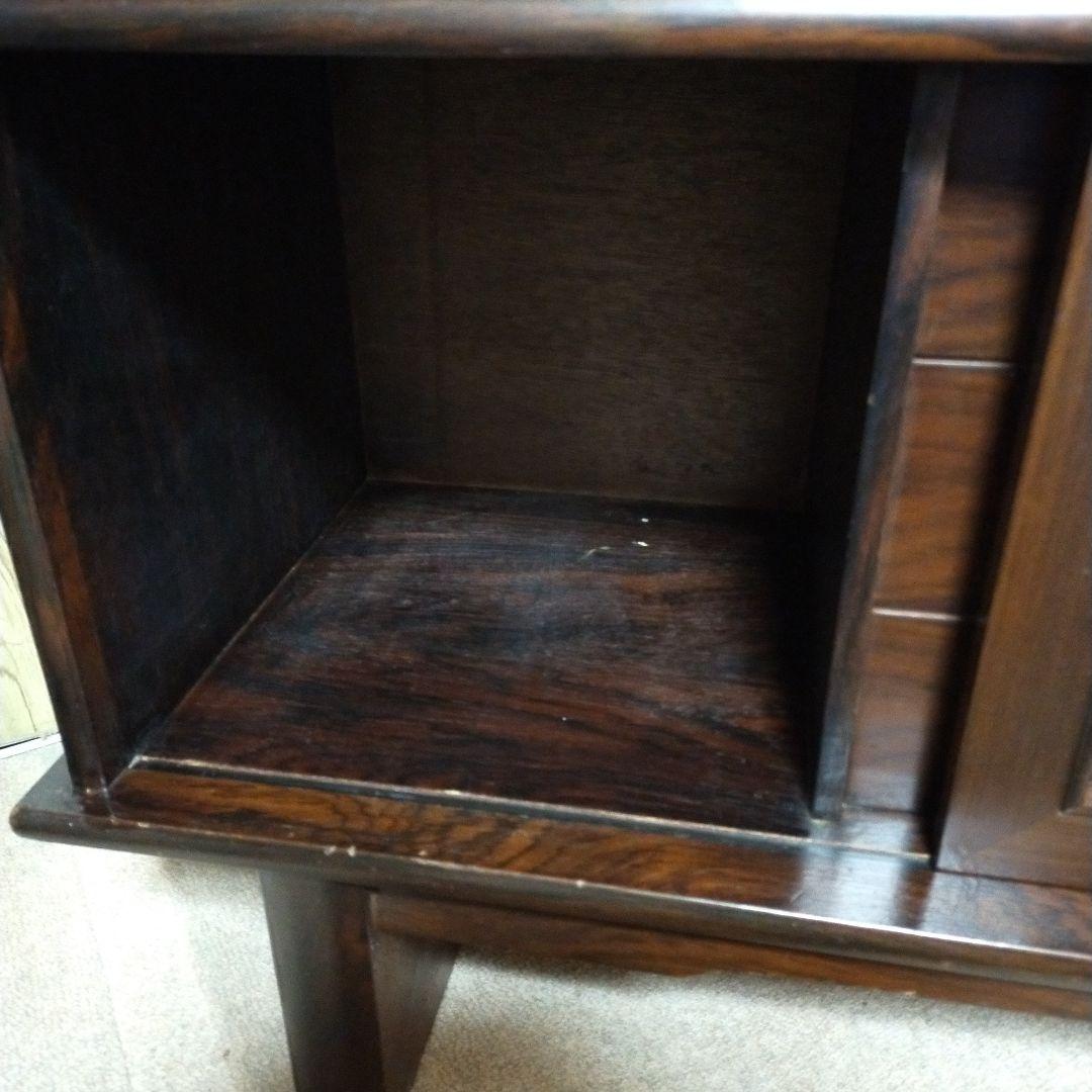 配送無料（たのメル便） サイドボード 昭和レトロ ブラウン 引取りも