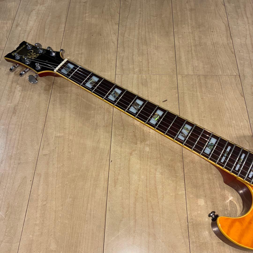 超希少　アイバニーズ　レスポールダブルカッタウェイタイプ　メンテ済み