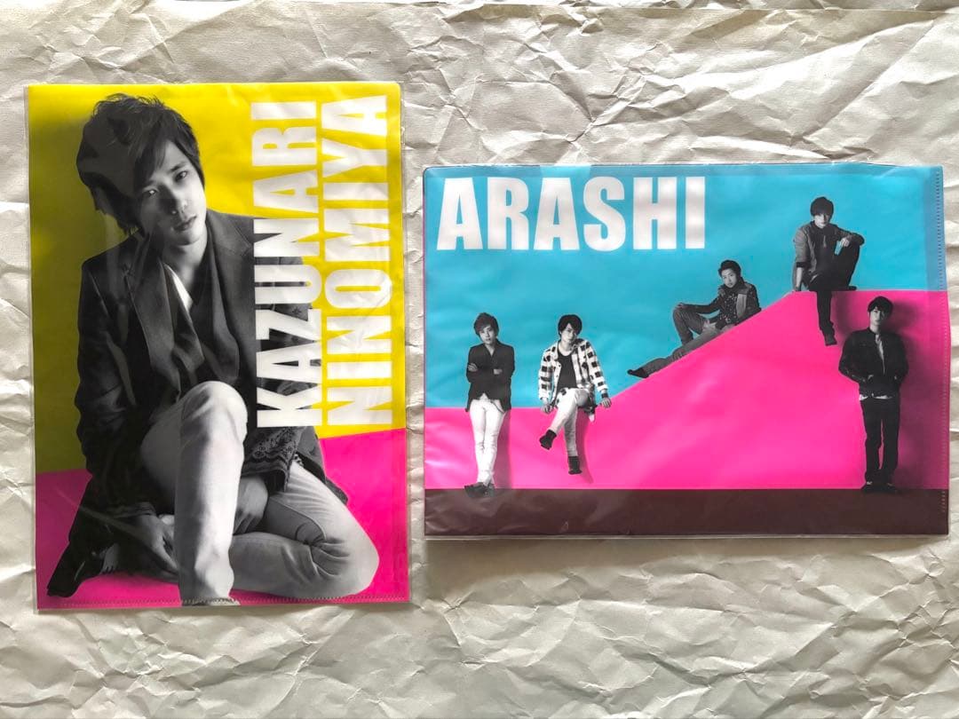 嵐 popcorn ポップコーン二宮和也 クリアファイル オタ活 - メルカリ