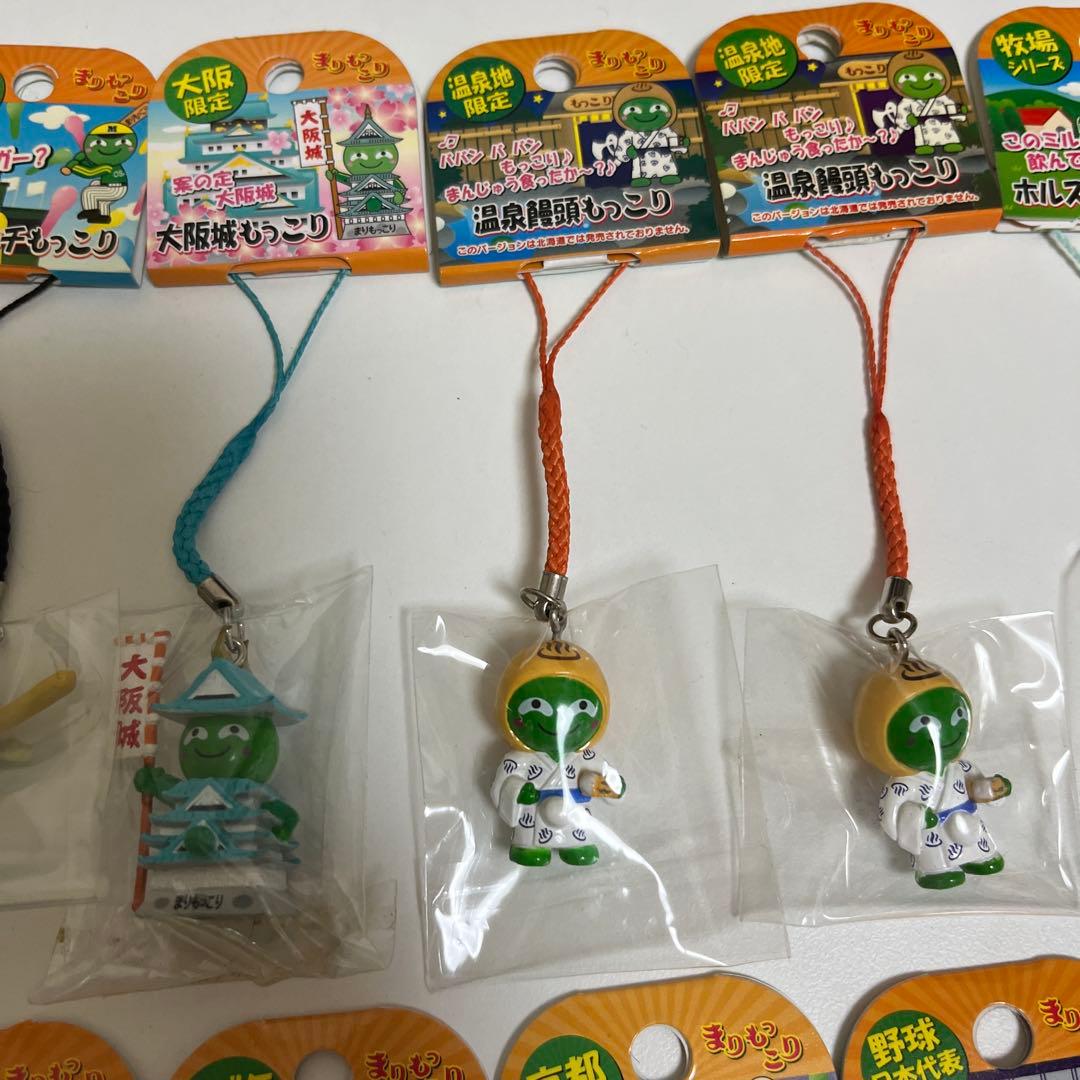 ご当地 まりもっこり　ストラップ　マスコット　キーホルダー　根付け　40点セット
