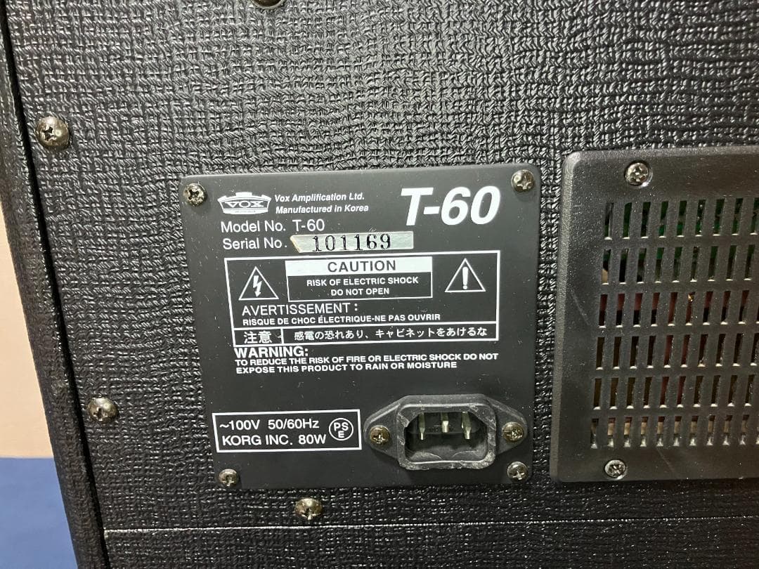 レア・動作品】VOX T-60 ベースアンプ