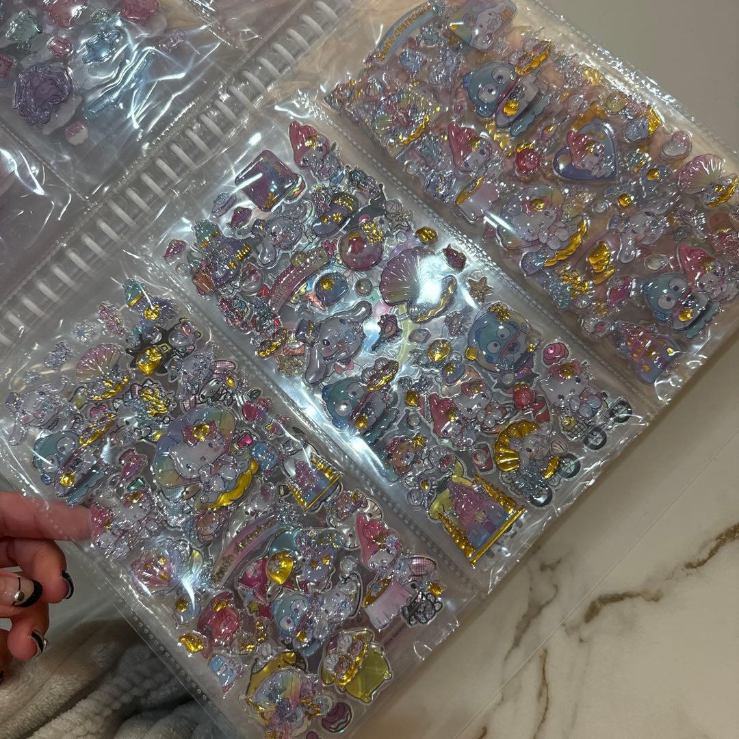 e*K様 シール帳 A4 シートシール収納 完成品