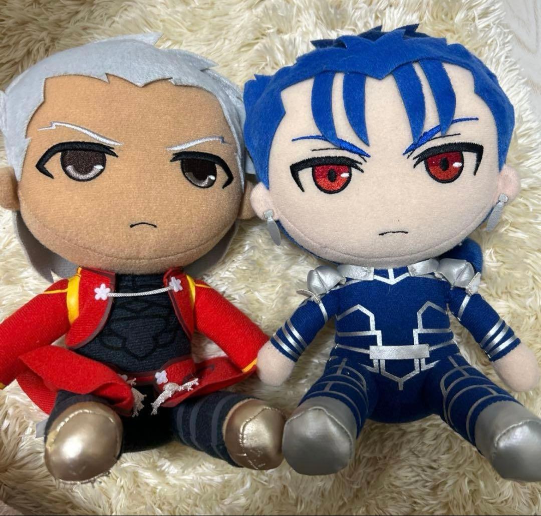 アーチャー　エミヤ　ランサー　クーフーリン gift ぬいぐるみ アーチャー エミヤ ランサー クーフーリン gift ぬいぐるみ - メルカリ