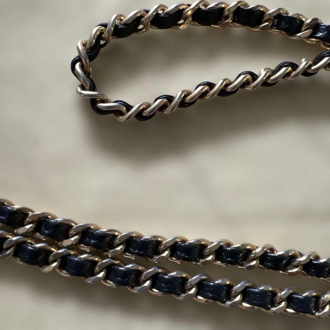 CHANEL シャネル　チェーンウォレット　キャビアスキン　【正規リペア済】