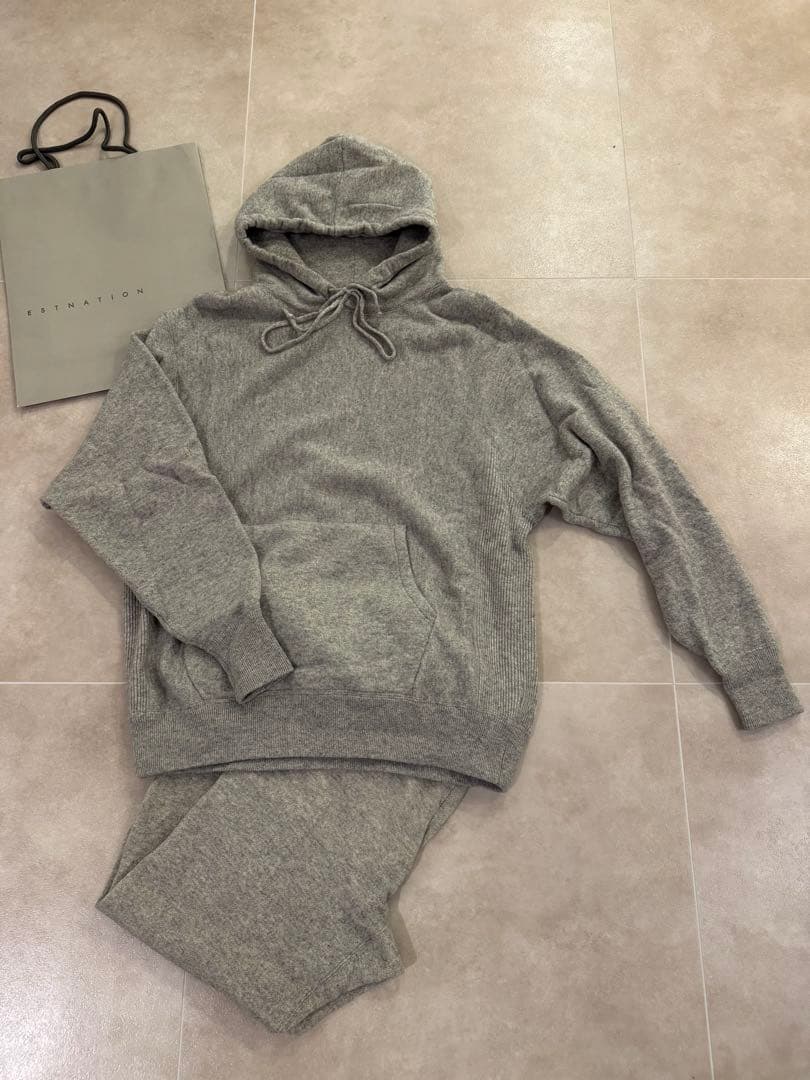 ★エストネーション購入★ハラダマニアセットアップ★カシミア