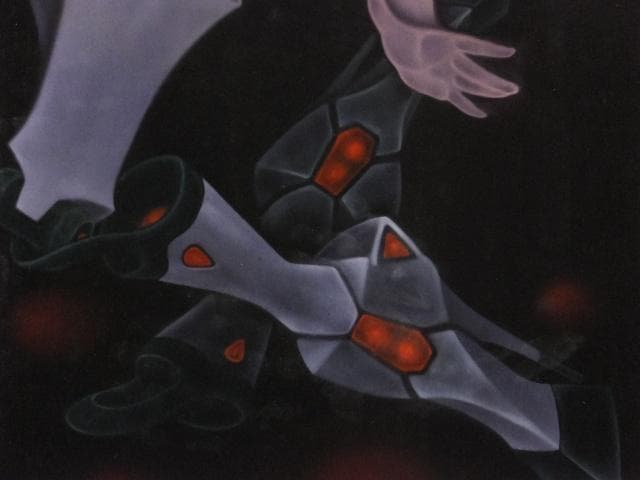 現代アート　小岩敬之　直筆サイ『ワ・タ・シ・コ・ワ・レ・ル・ヨ』油彩 0603O