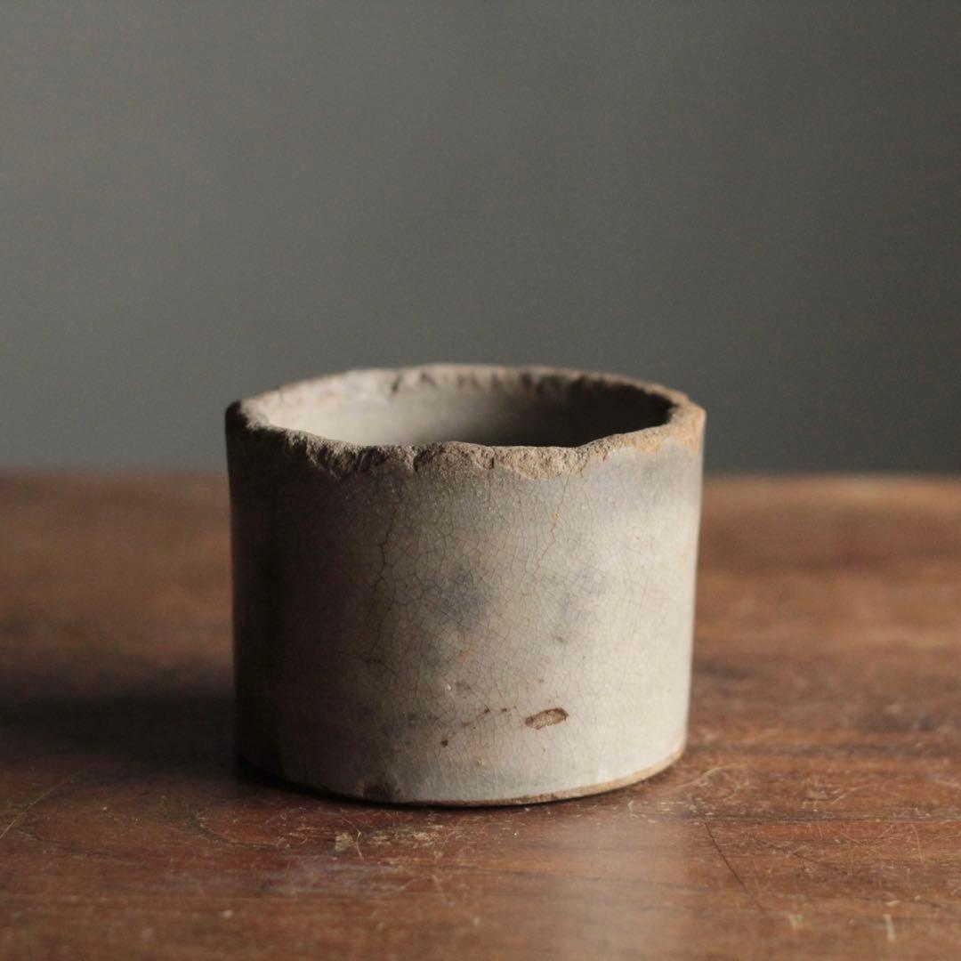 姿の佳い 瀬戸 火入 筒 オブジェ 古美術 古道具 アンティーク